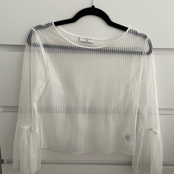 Aritzia Humbert Sheer Blouse (XXS) - Picture 4 of 4